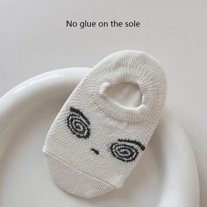 0-5Yrs Baby Floor Socks Cute Cartoon Short Cotton Bear Socks Toddler Anti Slip Kawaii Unisex Sok Kids Accessories for Girls Boys