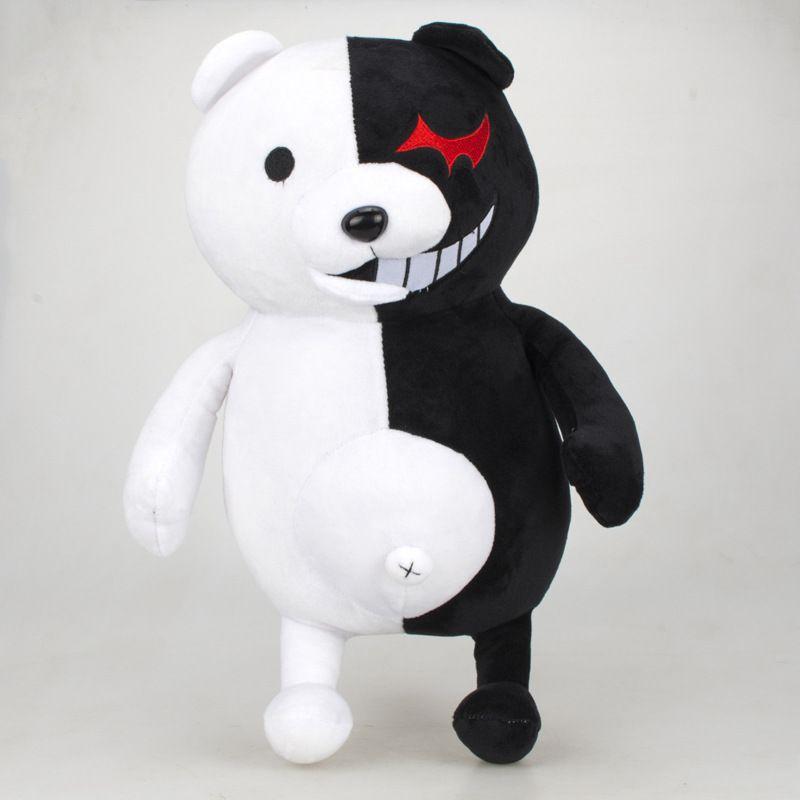 Anime Game 14" Danganronpa Monokuma Black White Bear Plush Soft Stuffed Toy Doll