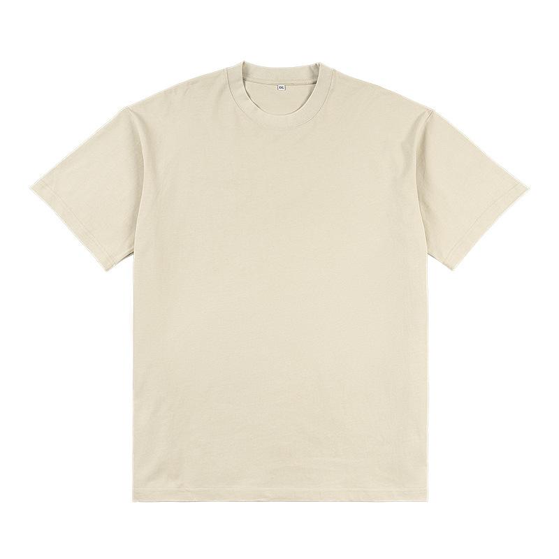 Herr | 240g Högkvalitativ Ren Bomull Casual Mångsidig T-shirt för Både Män och Kvinnor, Snabbtorkande Andningsbar Bas T-shirt