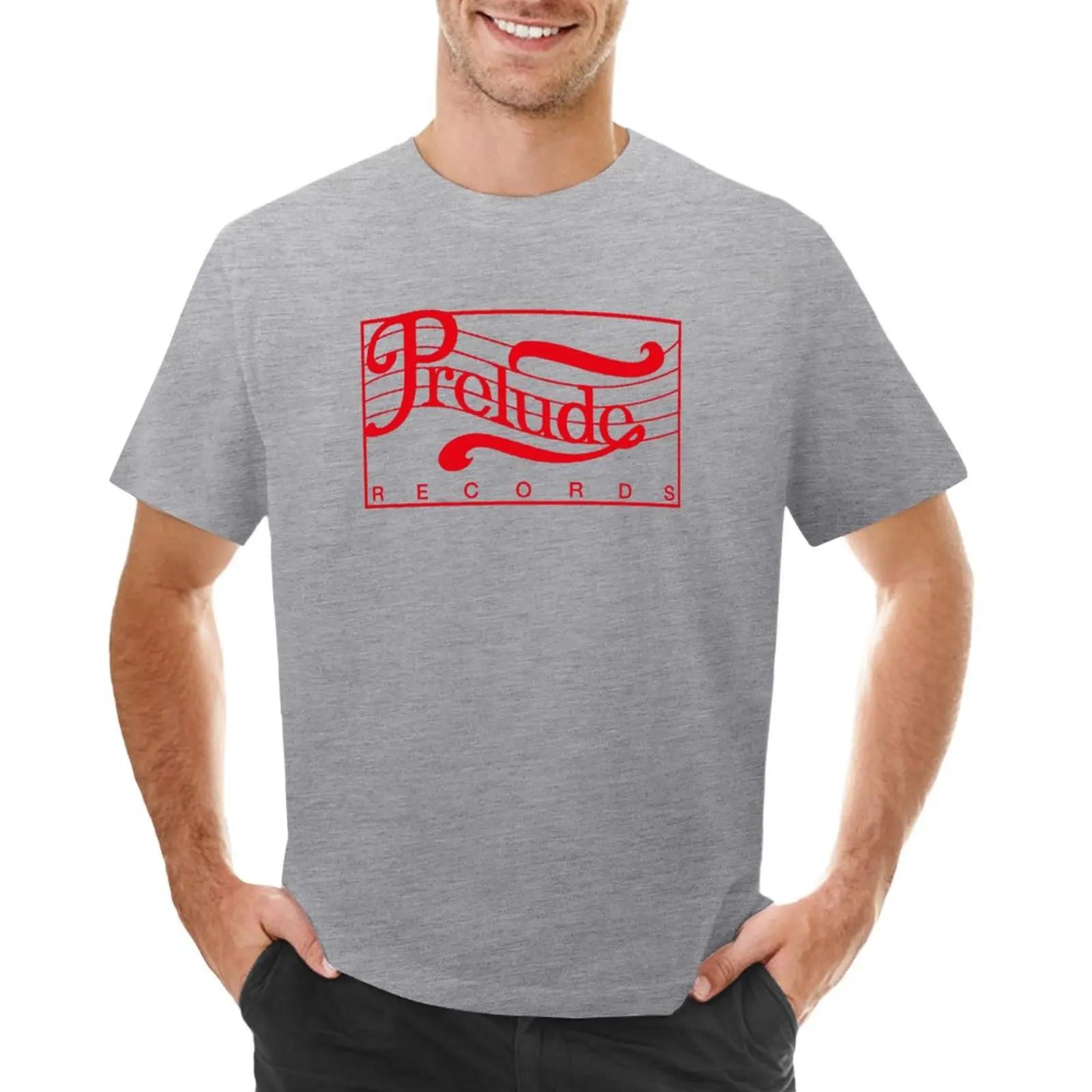 

Prelude Records Red Disco Funk TShirt tops slim fit t shirts for men S