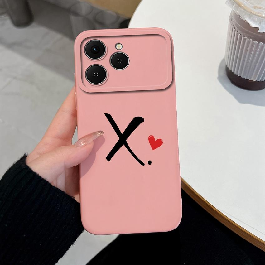 Phone Cases For Tecno Spark 40 Pro Plus 40C Pova 4 5 6 7 Neo Creative Letters Shockproof Silicone Soft Covers Camera Protection Shell For Tecno Casing