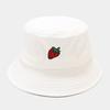 Panama Bucket Hat Fruit Strawberry Embroidered Fishing Cap Men Women Travel Beach Sun Hats