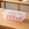 Kleine Karten Aufbewahrungsbox Schreibtisch Organizer Box Klassifizierungsbox Schreibwaren Transparente Kunststoff Aufbewahrungsbox Fotokarten