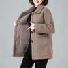 2023 Shearling Coat Women's Mid-Length Thickened Lambswool Fleece