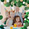 Green Balloon Arch Garland Jungle Birthday Party Decoration Baby Shower Wild One 1st Birthday Gender Reveal Party Supplies