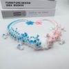 15/25cm 3D Printed Love Cherry Blossom Dragon Movable Joint Dragon Model Gifts Home Office Desktop Ornament Landscape Craft