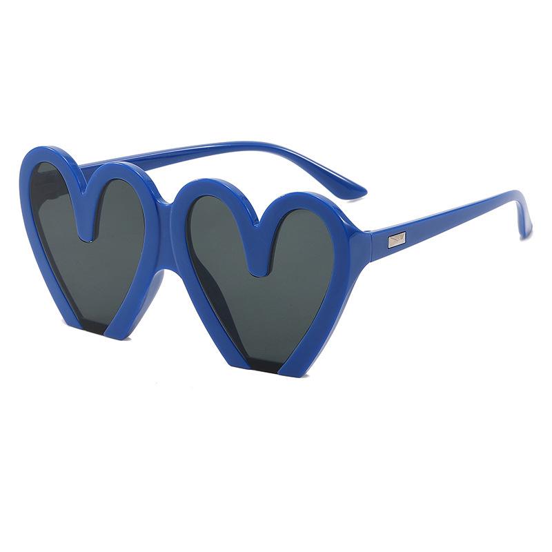 X1222 Unisex Heart-Shaped Trendy Sunglasses