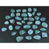 08X10-09X18MM Natural Larimar Pectolite Mix Cabochon Gemstone 38 Pcs Lot C-4030