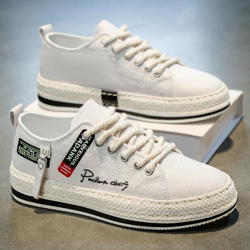Heiße Trendige Segeltuchschuhe Herren Marke Flache Schuhe Mokassins Atmungsaktive Lässige Laufschuhe Für Herren Leichte Studenten Skateboard Schuhe