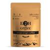 E2H Coffee 100% Organic Coffee Powder Pure From Premium Arabica Blend, Medium Dark Roast Beans Ground Coffee For Filter, Black&Espresso Coffee, Sin