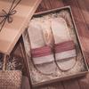 Summer Non-Slip Linen Slippers for Couples - Breathable, Odor-Free Indoor Footwear