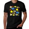 Reef Fish 3 Tshirt Work Daily Short Sleeve Top Tshirt
