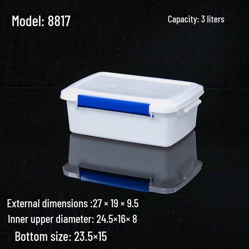 UDBao 3L White Microwavable Food Storage Container