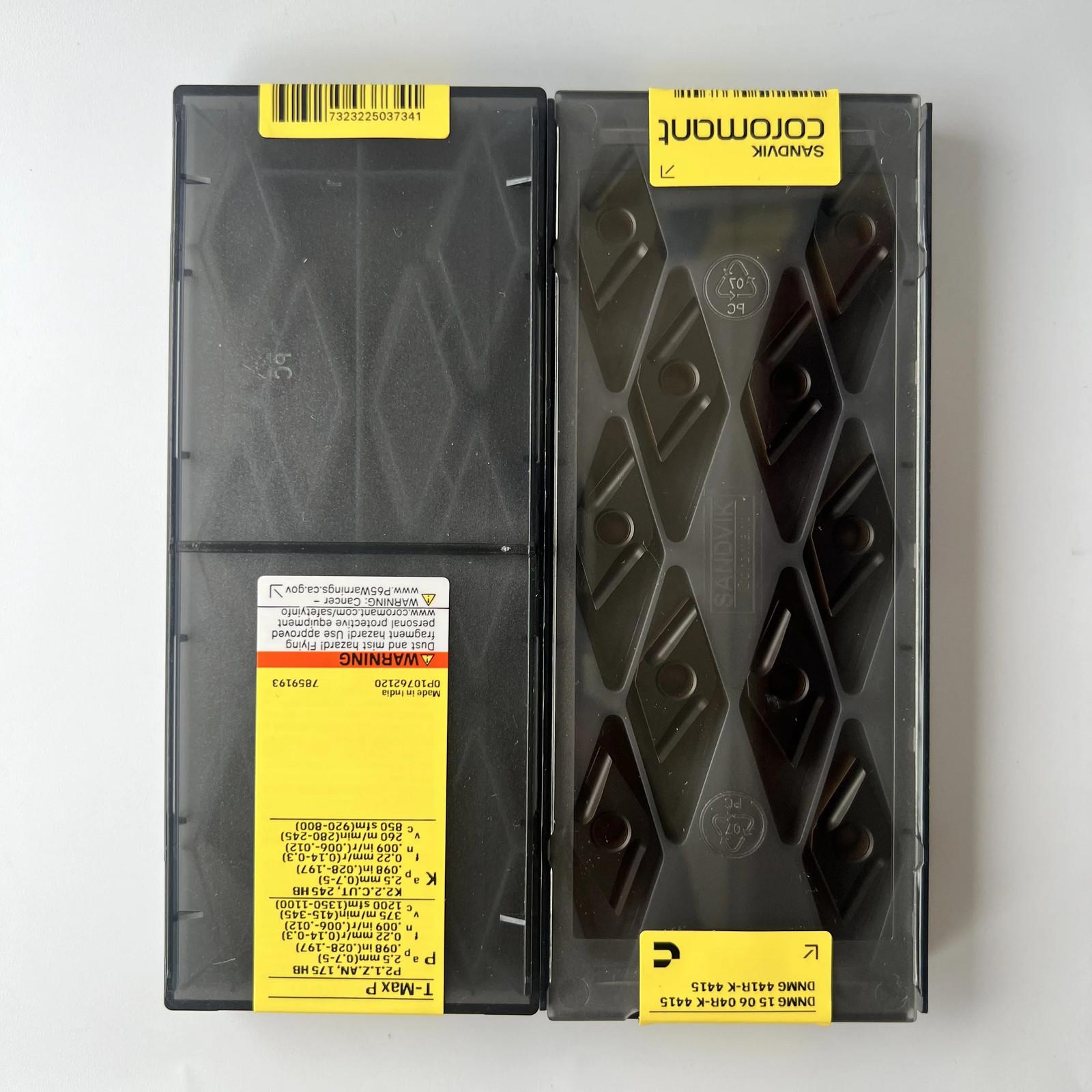 

SANDVIK / DNMG150604R-K 4415 / Industrial indexable Carbide Inserts 10 Pcs