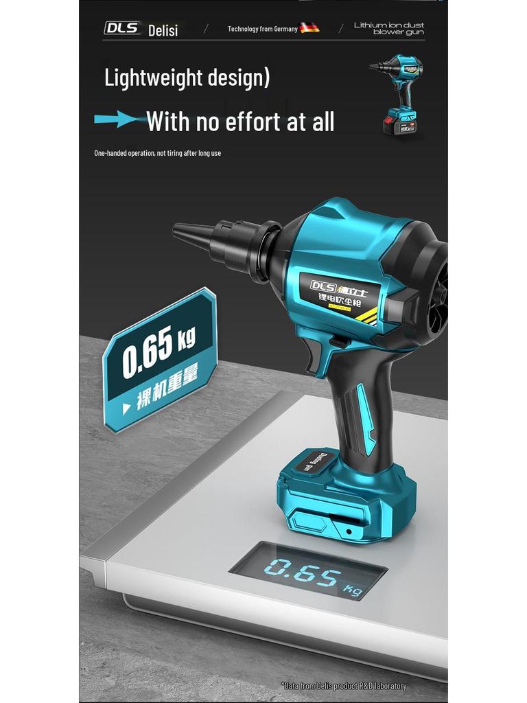 Brushless Industrial Lithium Battery Dust Blower Gun