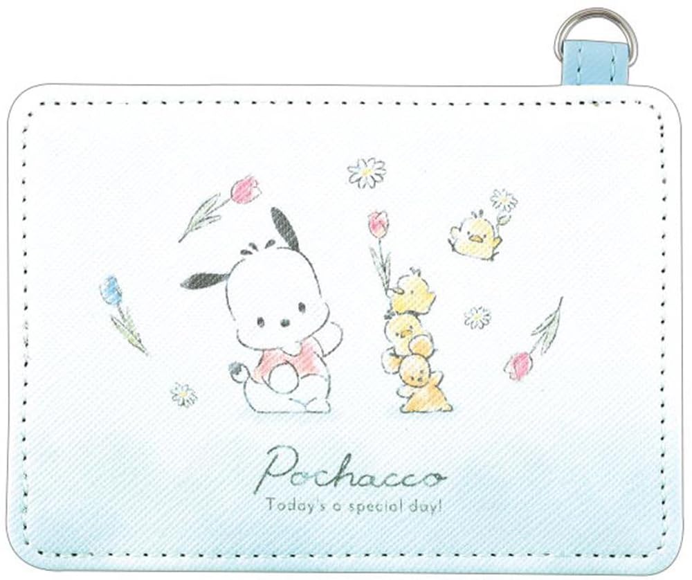 Crux Sanrio Pochacco Character Pass Case Flower 120845