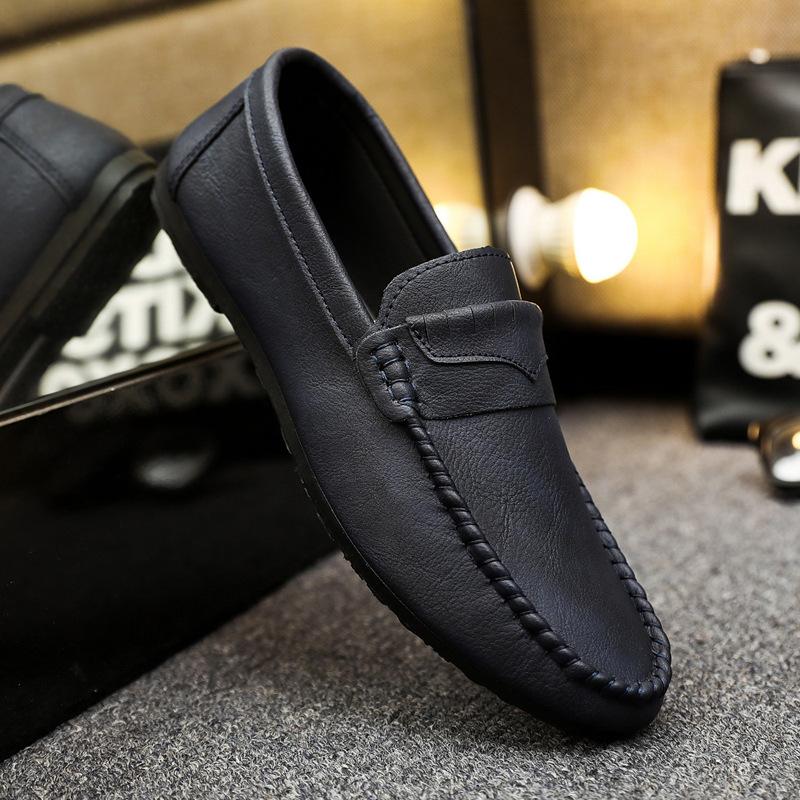 Leather Men Shoes Luxury Brand 2024 Casual Slip On Formal Loafers Men Moccasins Italian Black Male Driving Shoes Men