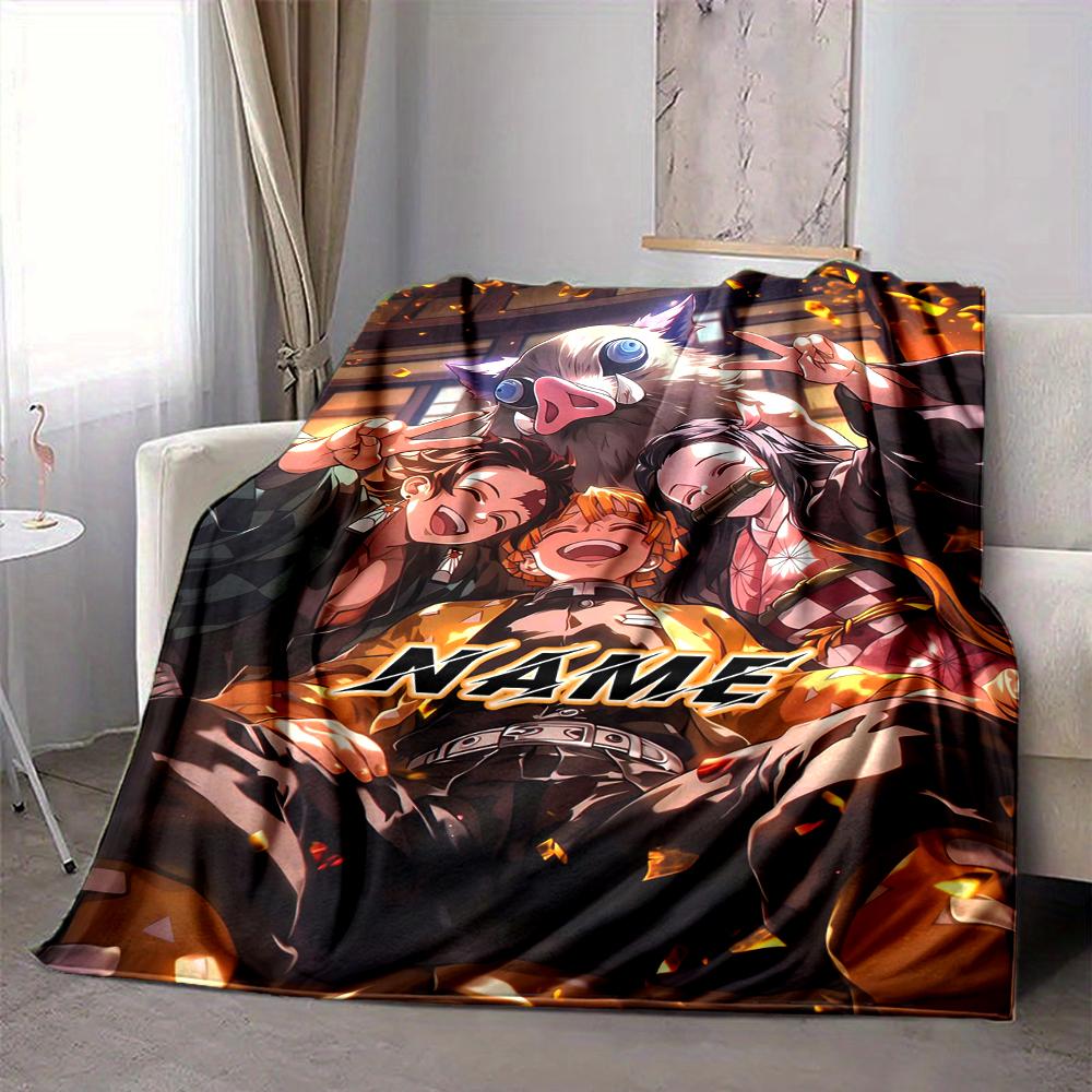 Custom 1pc Night Market Adventure Blanket, Soft And Comfortable Blanket, Casual Warm, Camping Travel Blanket, Birthday Gift Q91227