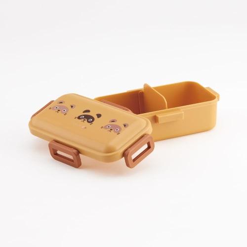 Skater Lunch Box Raccoon 530ml Antibacterial Fluffy Dome Lid for Women Made In Japan PFLB6AG-A