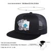 Unisex Poker Card Embroidery Hip-hop Net Hats Spring Summer Outdoor Adjustable Casual Baseball Caps Sunscreen Hat Sports Cap