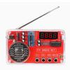 DIY Electronics Kit, FM Radio Building Kit, Circuit Board, Components, 87-108MHz Receiver, RDA5087 Chip, 3W Speaker With Antenna