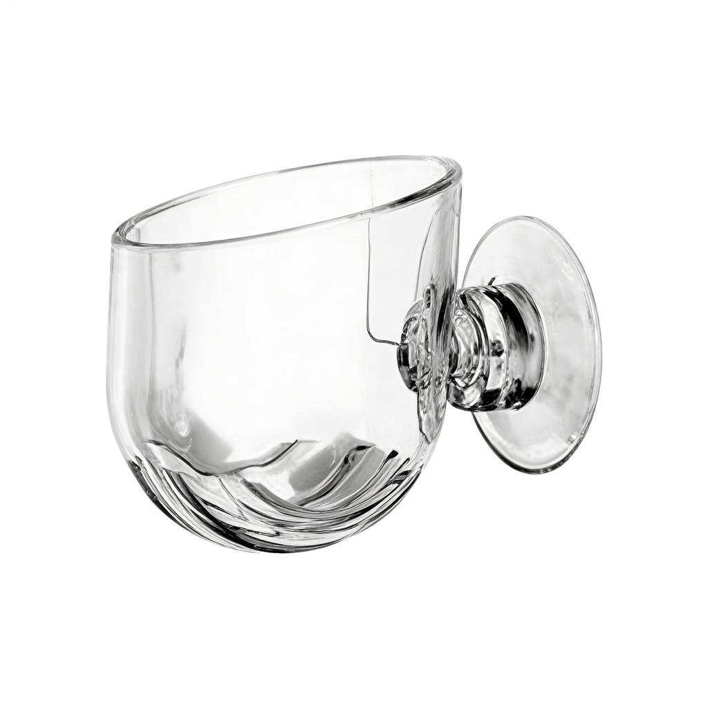 Aquarium Plant Holder Acrylic Aquatic Plant Cup Aquarium Fish Tank Glass Plant Pot With Suction Holder Feeding Container Stand