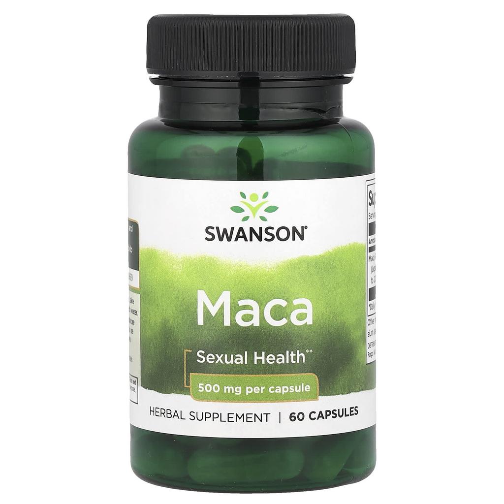 Maca, 500Mg, 60 Capsules