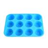 Food Grade Silicone Silicone Cupcake Mold 12-Cavity Round Cake Mold Muffin Cake