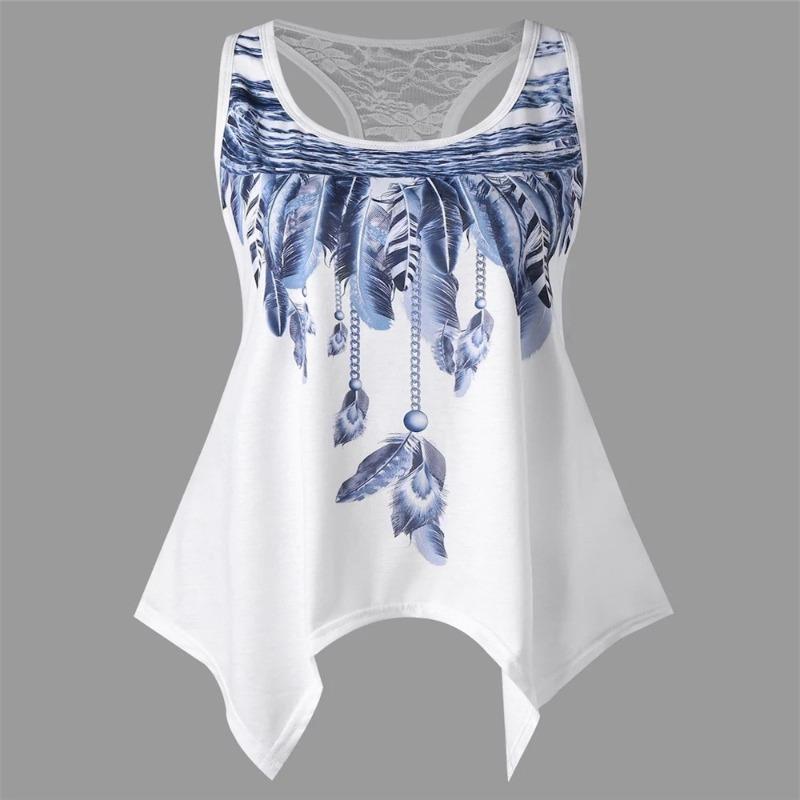 

Women s Fashion Casual Sleeveless U Neck Blouses & Shirts XXXXXL