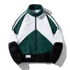 Leichte Herren-Freizeitjacke mit Stehkragen und Colorblock-Design, Slim Fit, Windjacke für Outdoor-Freizeit