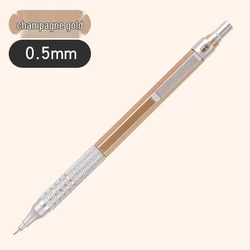 

Профессиональный металлический механический карандаш, 0,5/0,7 мм, Низкий центр тяжести, Ощущение веса, Непрерывная подача стержня для рисования и живописи. HB