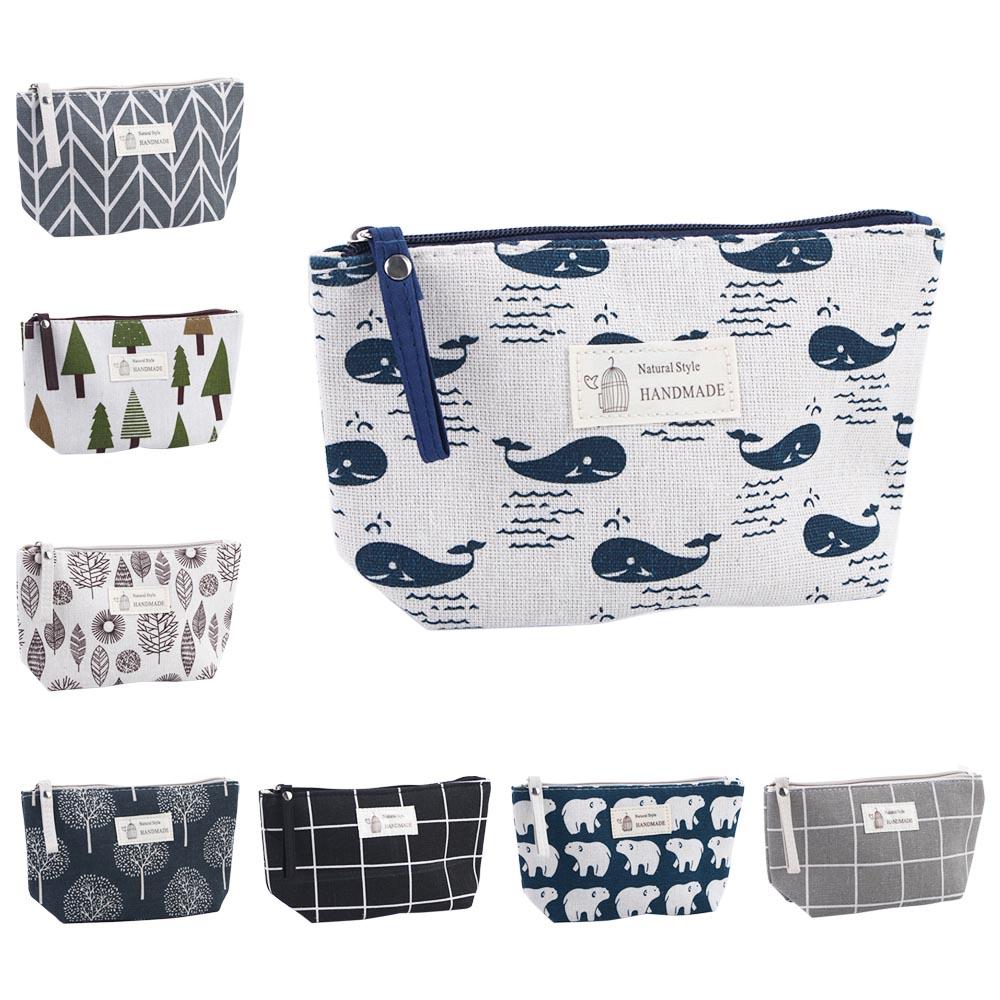 Portable Animal Pattern Multi-function Makeup Bag Cosmetic Organizer Toiletry Case Storage Bag