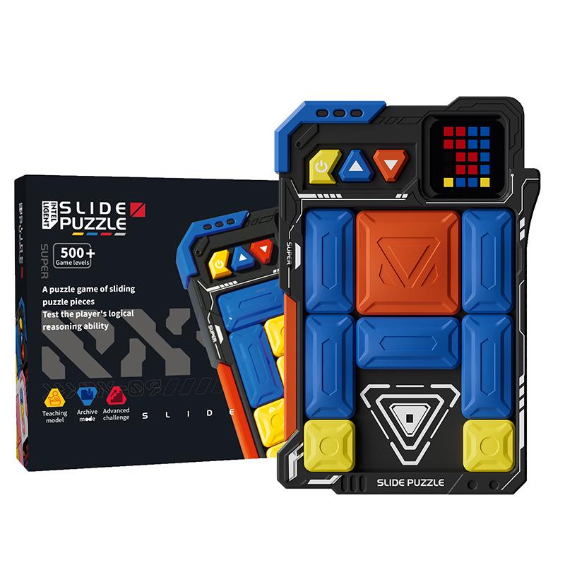 Smart Magnetic Huarong Road Puzzle Blocks for Kids (Ages 4-6) - Educational and Stress-Relief Toy