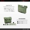 Henly Begins Daytona Motorcycle Side Bag 8L Green Waterproof Saddlebags MIL DHS-9 98912