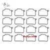 Motorcycle Carburetor Repair Kit Gasket Rubber for Bajaj Boxer BM150 BM 150