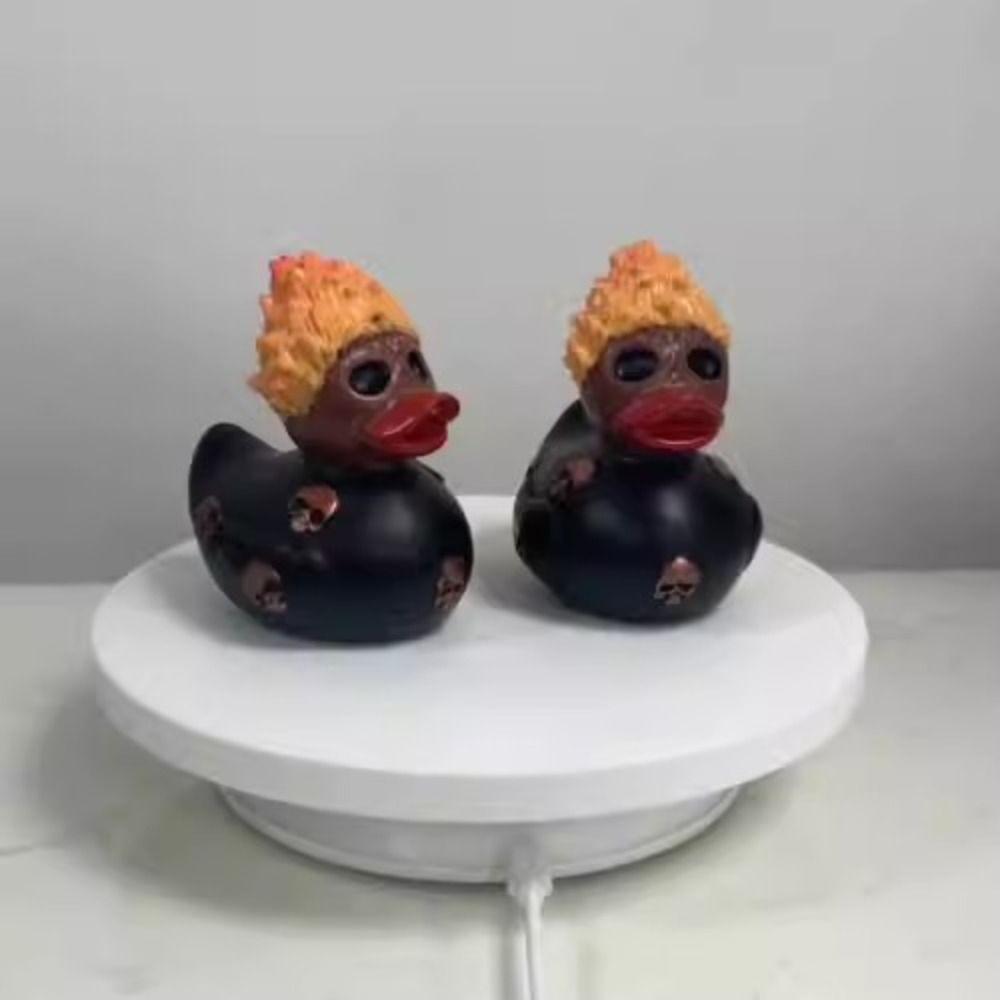 Creative Duck Sculptures Resin Garden Miniatures Micro Landscape Animal Figurine  Car