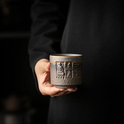 Ρετρό Επιχρυσωμένο Κεραμικό Κύπελλο Τσαγιού Ντουνχουάνγκ Κύπελλο Τσαγιού Κύπελλο Μάστερ Αρχαία Χειροποίητα Κεραμικά Πρώτης Έψησης Κύπελλο Τσαγιού Τσάι Κουνγκ Φου
