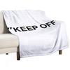 KEEP OFF Quotation Throw Blanket For Sofa Thin Bed Linens Thermal Multi-Purpose Blankets