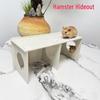 Waterproof Chew-Resistant Wooden Hideaway for Hamsters and Quails: Small Villa Nest