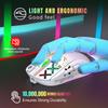 Oppladbar Trådløs Mus Usb Bluetooth-kompatibilitet Gamer Maus 3600DPI Mus 11 RGB Lysmoduser Mus For Datamaskin Bærbar PC