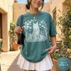 Comfort Colors® Lynx Family Wildlife Shirt, Cottagecore Aesthetic Tee, Nature Lover Gift, Women's Graphic Tshirt, Forest Core, Animal Lover