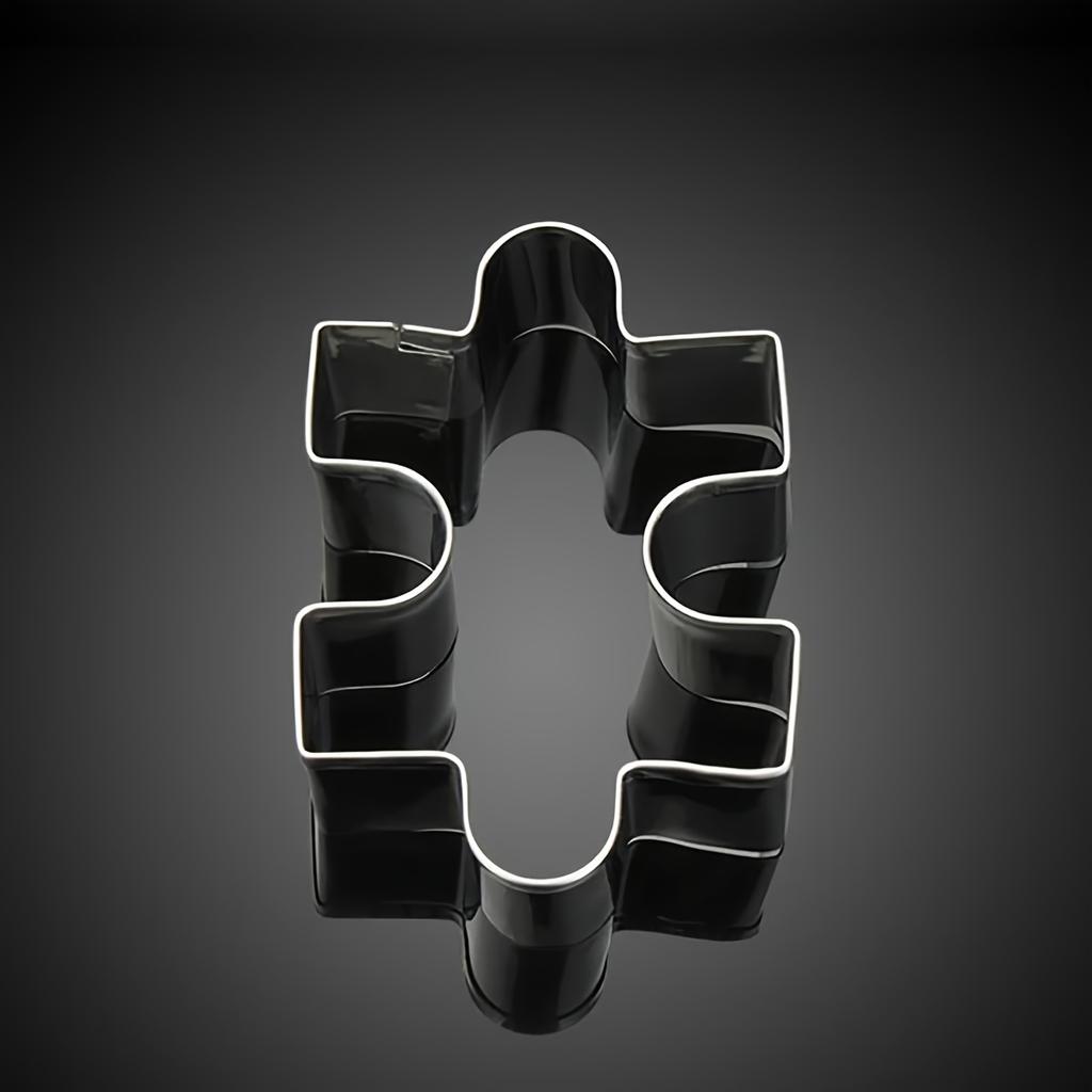 Stainless Steel Puzzle Cookie Cutter, Jigsaw Shape Fondant Mold, Baking Supplies for Xmas Birthday Party Gift