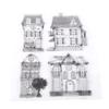 Scrapbook Photo Cards Rubber Stamp Clear Transparent Stamps House