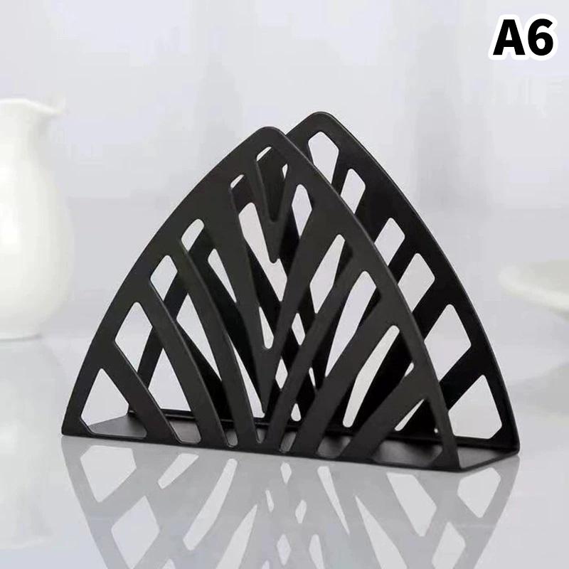 1Pc Elegant Iron Art Tissue Box Homestay Napkin Holder Kitchen Dining Tabletop Accessory For Home And Restaurant Use