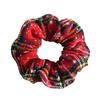 1/3/6Pcs Christmas Hair Ties Red White Velvet Hair Scrunchies Elastic Hair Band Ponytail Holder Glitter Sequins Snowflakes Hair Ropes