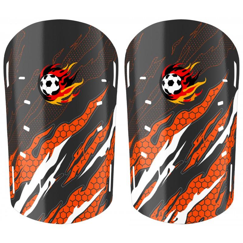 Professional Soccer Shin Guards With Sublimation Print Training Match Use