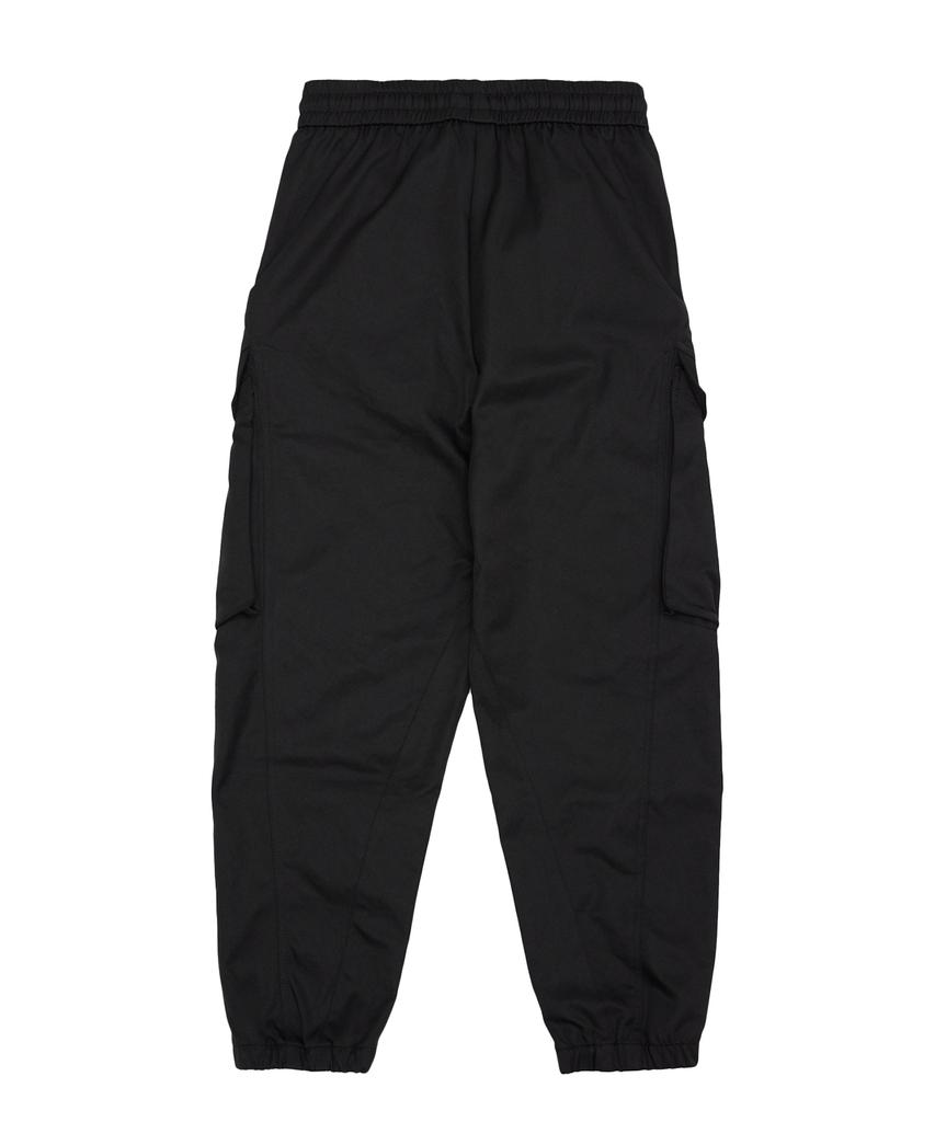 DOUBLE JD Zipper Cargo Jogger Pants (Black)