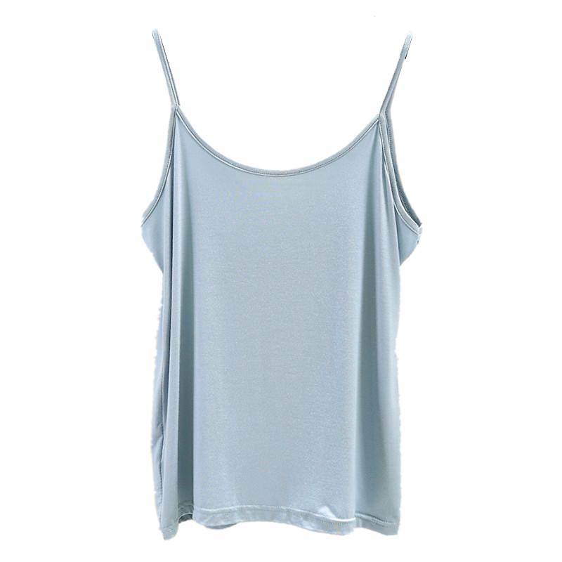 Women's Modal Sleeveless V-Neck Thin Vest for Spring/Summer