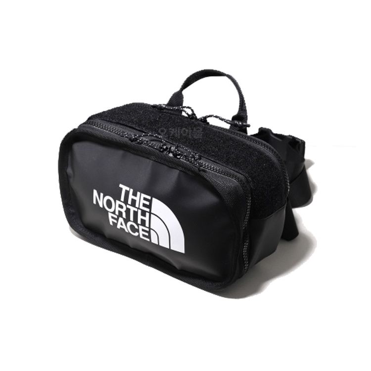 

The North Face 3L Large Logo Explore Velcro Closure Tote Crossbody Waist Chest Outdoor Bag Unisex bags Black NF0A3KYX-KY4 Black