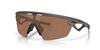 Oakley Sunglasses Frame Color Matte Olive Lens Prizm 136mm 0OO9403, (Front) Ink, Color Tungsten,